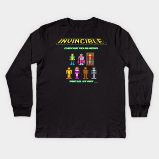 Invincible: Choose Your Hero Kids Long Sleeve T-Shirt